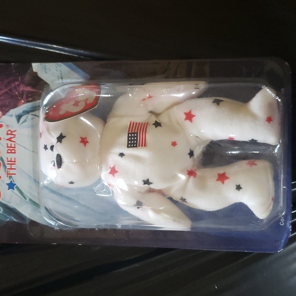 Glory the Bear Ty Beanie Baby - Picture 4 of 6